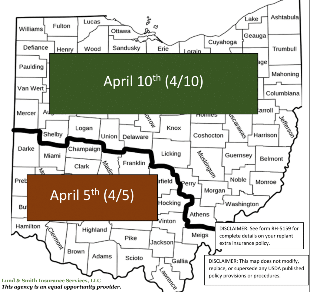 Ohio Earliest Planting Dates Corn